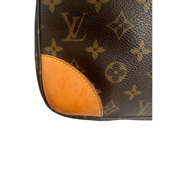 Preowned Authentic Louis Vuitton Boulogne Brown Monogram Coated Canvas Hobo Bag - Picture 3 of 16